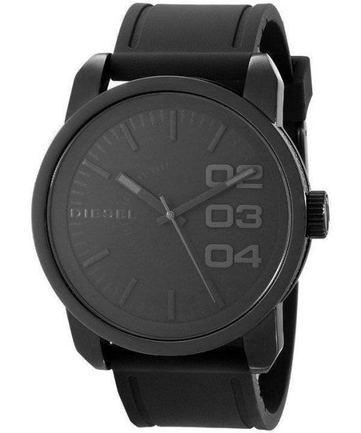 Diesel pas si Basic Black Rubber Strap DZ1446 hommes cadran montre