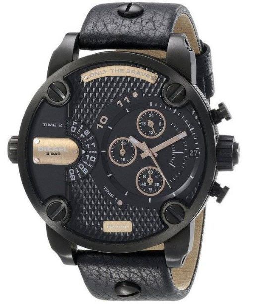 Diesel petit papa 2-fuseau horaire chronographe DZ7291 montre homme