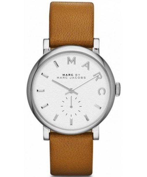 Marc By Marc Jacobs Baker cadran blanc cuir bande MBM1265 Women Watch