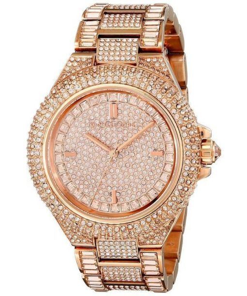 Michael Kors Camille Rose or cristaux Pave MK5862 Women Watch Dial