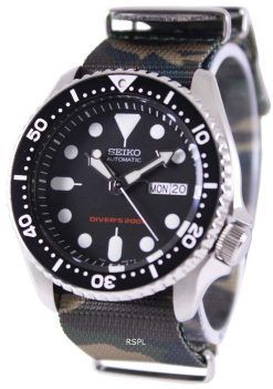 Montre 200M armée OTAN Strap SKX007K1-NATO5 masculin automatique Seiko Diver