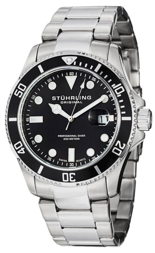 Stührling Original régate Espora Quartz Suisse Pro plongeur 417