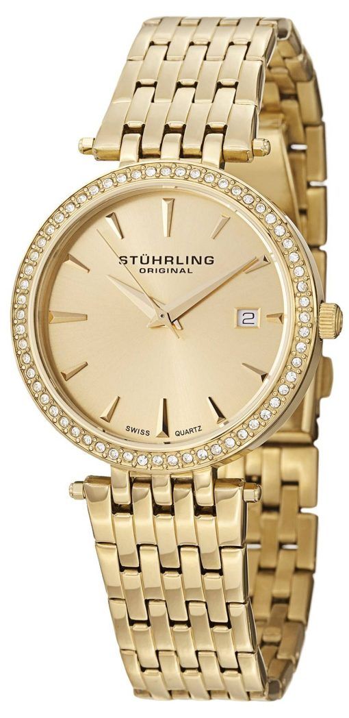 Stührling Original Soiree Swiss Quartz cristaux Swarovski 579.03 Women Watch