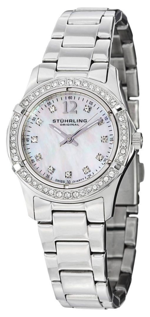 Montre Stührling Original Vogue Audrey Glimmer quartz suisse Swarovski 703B.01 femmes