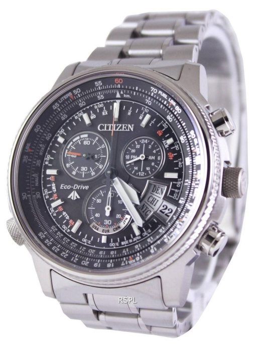 Citizen Eco-Drive titane puissance atomique réserve BY0086-51E montre homme