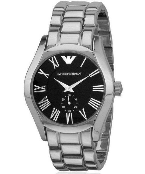 Montre Emporio Armani classique Quartz cadran noir AR0680 masculin