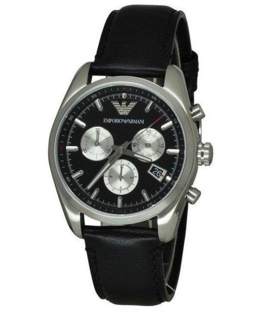 Montre Emporio Armani Sportivo chronographe cadran noir AR6009 masculin