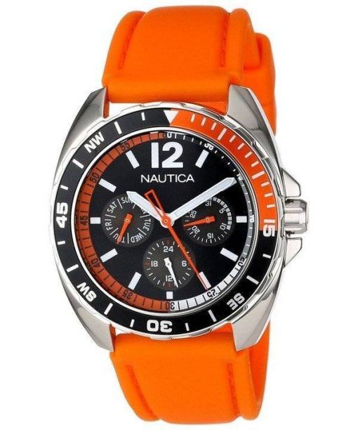 Nautica Orange Sport bague multifonction N09908G montre homme