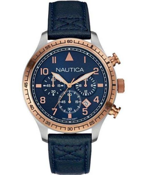 Montre Nautica Sports marine chronographe NAI17500G hommes cadran