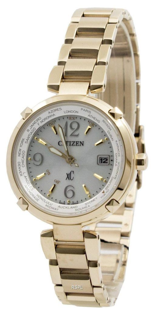 Citizen Eco-Drive XC Radio pilotée monde temps titane EC1042-51 a Women Watch