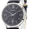 Watch Seiko Quartz verre saphir Dial SGEH53P2 hommes du Black