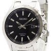 Montre Seiko Kinetic cadran noir 100M SKA697P1 SKA697P hommes