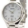 Montre Seiko solaire Titanium White Dial SUP277P1 SUP277P féminin