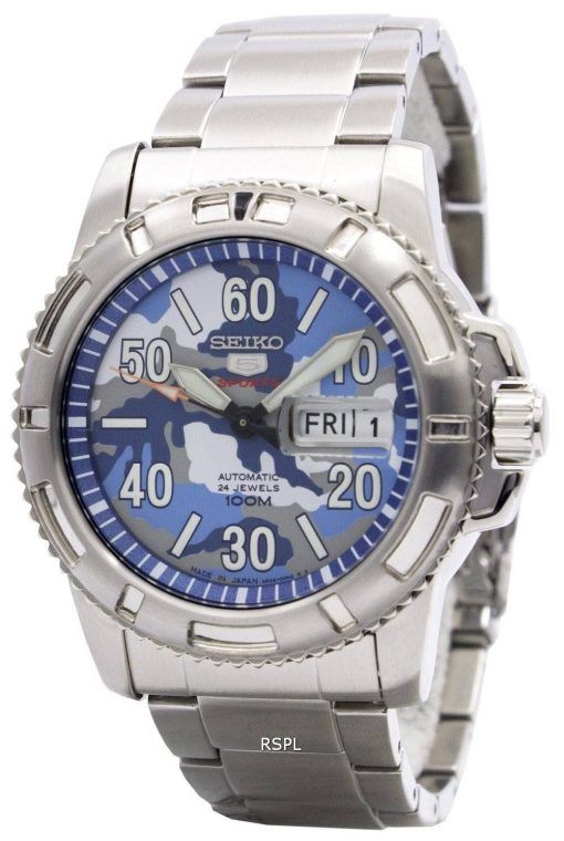 Seiko 5 Sports automatique 24 bijoux Camouflage SRP223J1 SRP223J montre homme