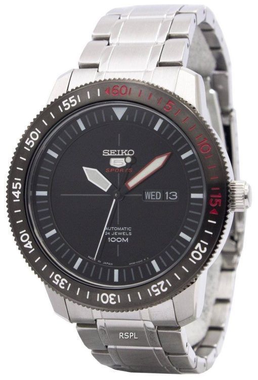 Seiko 5 Sports automatique 24 bijoux Japon fait SRP567J1 SRP567J montre homme