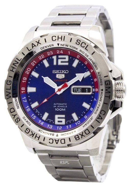 Seiko 5 Sports automatique 24 bijoux Japon fait SRP681J1 SRP681J montre homme