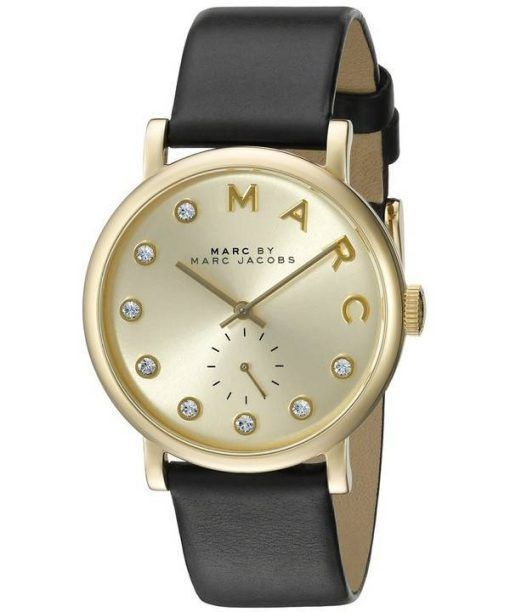 Marc by Marc Jacobs Baker Quartz couleur or cristaux MBM1399 femmes montre