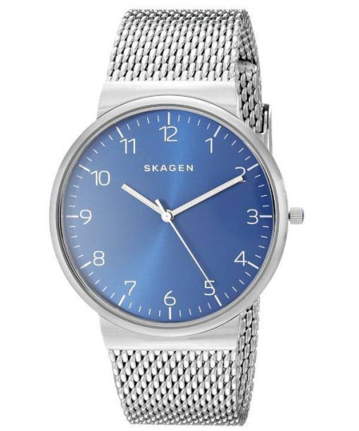 Montre Skagen Ancher Quartz cadran bleu SKW6164 masculin