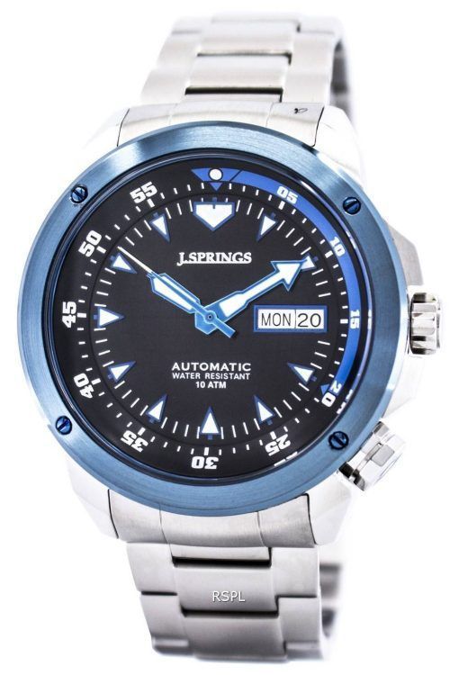 J.Springs sport automatique cadran bleu 100M BEB085 les hommes de Seiko Watch