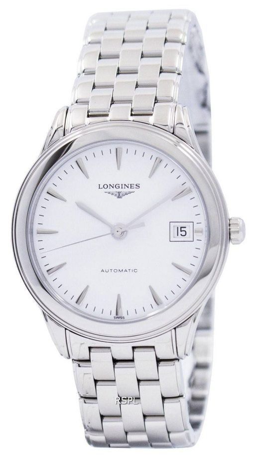 Longines Flagship automatique cadran blanc L4.774.4.12.6 montre homme