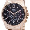 J.Springs par Seiko chronographe en acier inoxydable 100M NPFC402 montre homme