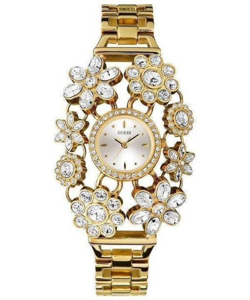 Guess montre couleur or Bouquet cristal Quartz U0138L2 féminin