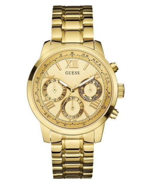 Guess montre Sunrise multifonction couleur or Quartz W0330L1 féminin