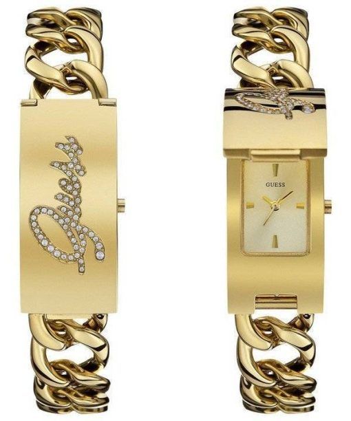 Guess montre icône Pop ton inox Quartz W0321L2 féminin