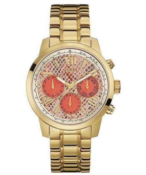 Guess montre couleur or en acier inoxydable Quartz W0330L11 féminin