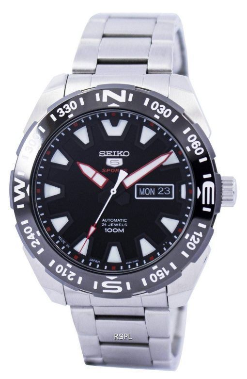 Montre Seiko 5 Sport Automatique 24 Joyaux Japon Made SRP743 SRP743J1 SRP743J hommes