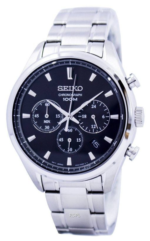 Montre Seiko Quartz Chronographe SSB225 SSB225P1 SSB225P hommes