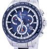 Montre Seiko Astron GPS solaire Dual Time Japon Made SSE053 SSE053J1 SSE053J hommes