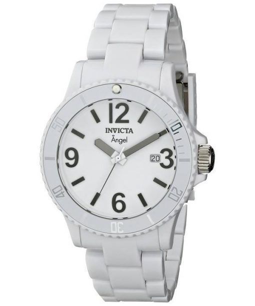 Montre Invicta ange Quartz Suisse en plastique blanc 1207 féminin