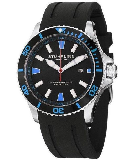 Stührling Original régate Bracera Professional Diver 200M Quartz 706.02 montre homme