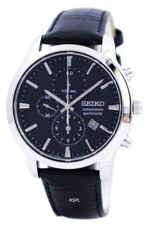 Montre Seiko chronographe Quartz saphir SNDG69 SNDG69P1 SNDG69P hommes