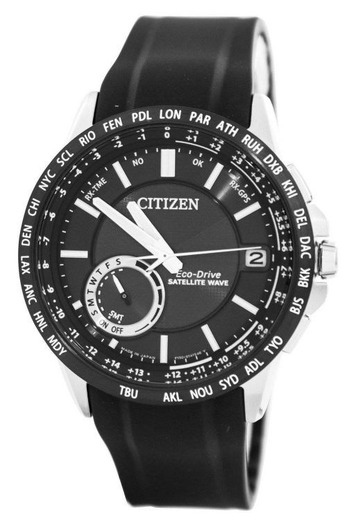 Citizen Eco-Drive Satellite vague mondiale temps Japon a CC3007-04f montre homme