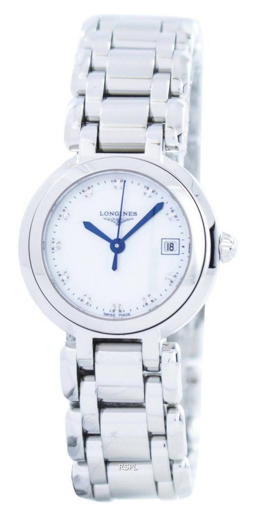 Longines PrimaLuna Quartz Diamant Accent L8.110.4.87.6 Montre Femme