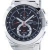 Montre Seiko chronographe Quartz alarme tachymètre SNAB33 SNAB33P1 SNAB33P hommes