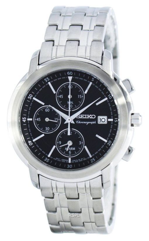 Montre Seiko chronographe Quartz alarme SNAB83 SNAB83P1 SNAB83P hommes