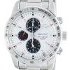 Montre Seiko Quartz alarme chronographe tachymètre SNAC05 SNAC05P1 SNAC05P hommes