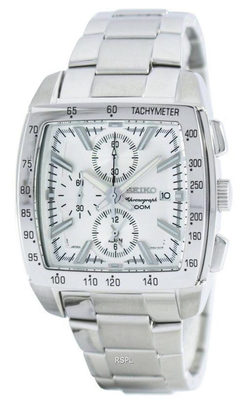 Montre Seiko Quartz alarme chronographe tachymètre SNAC23 SNAC23P1 SNAC23P hommes