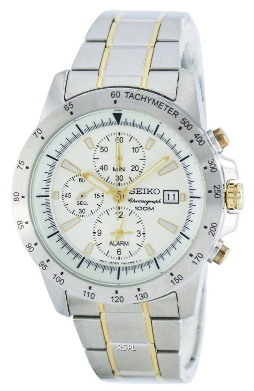 Seiko Quartz alarme chronographe tachymètre SNAC51 SNAC51P1 SNAC51P montre homme