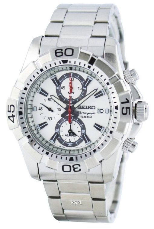 Montre Seiko Quartz alarme chronographe SNAE23 SNAE23P1 SNAE23P hommes