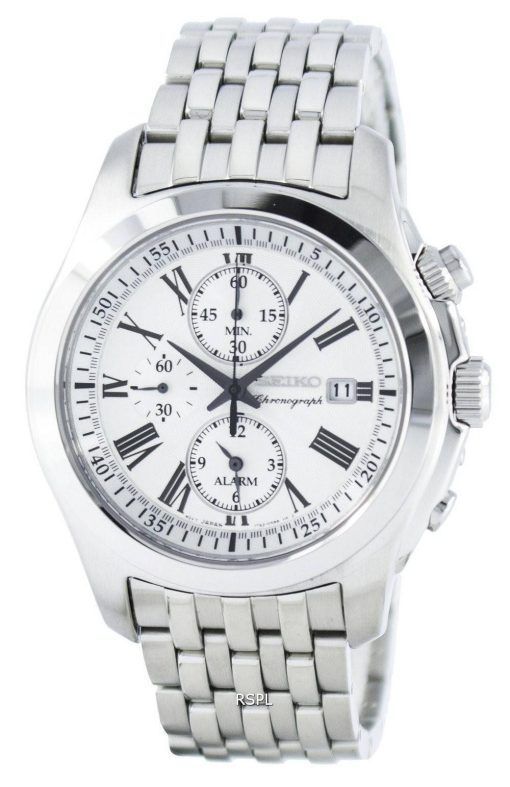 Montre Seiko Quartz alarme chronographe SNAE29 SNAE29P1 SNAE29P hommes