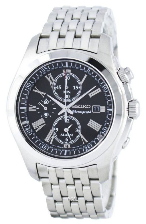 Montre Seiko Quartz alarme chronographe SNAE31 SNAE31P1 SNAE31P hommes