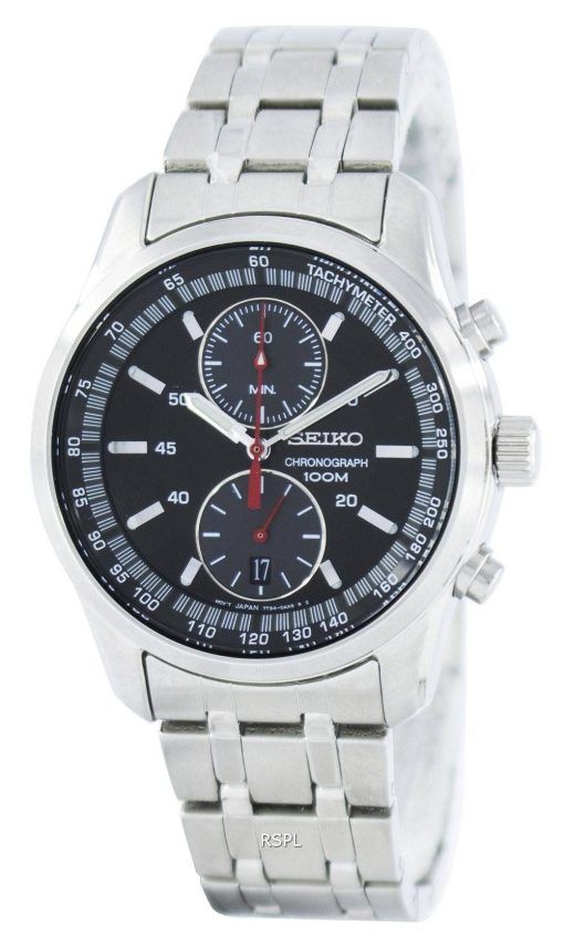 Montre Seiko chronographe Quartz tachymètre SNN153 SNN153P1 SNN153P hommes