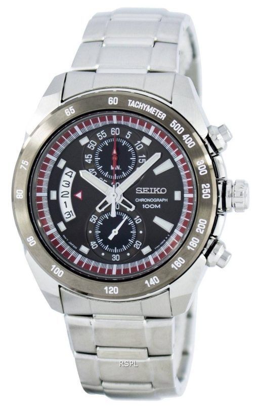 Montre Seiko chronographe Quartz tachymètre SNN181 SNN181P1 SNN181P hommes