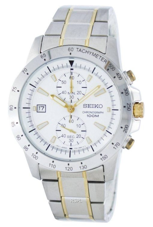 Montre Seiko chronographe Quartz tachymètre SNN189 SNN189P1 SNN189P hommes