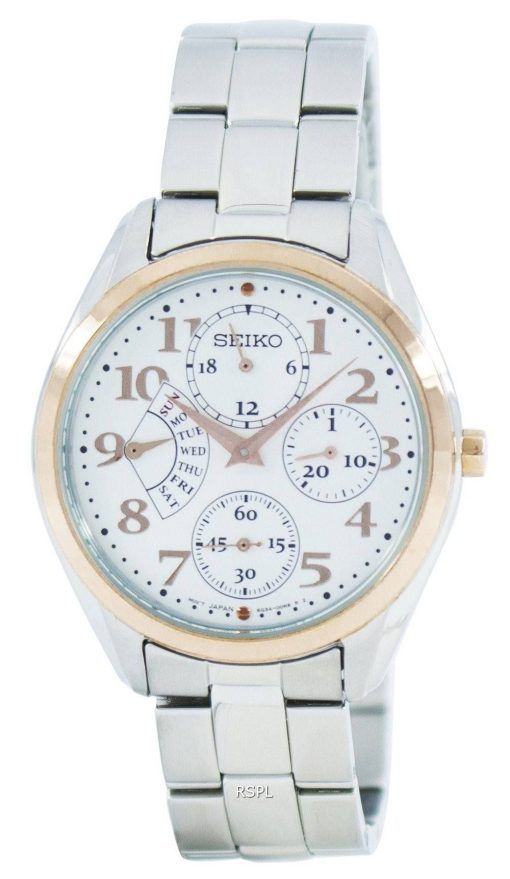 Seiko rétrograde montre Quartz multifonctions SRL052 SRL052P1 SRL052P féminin