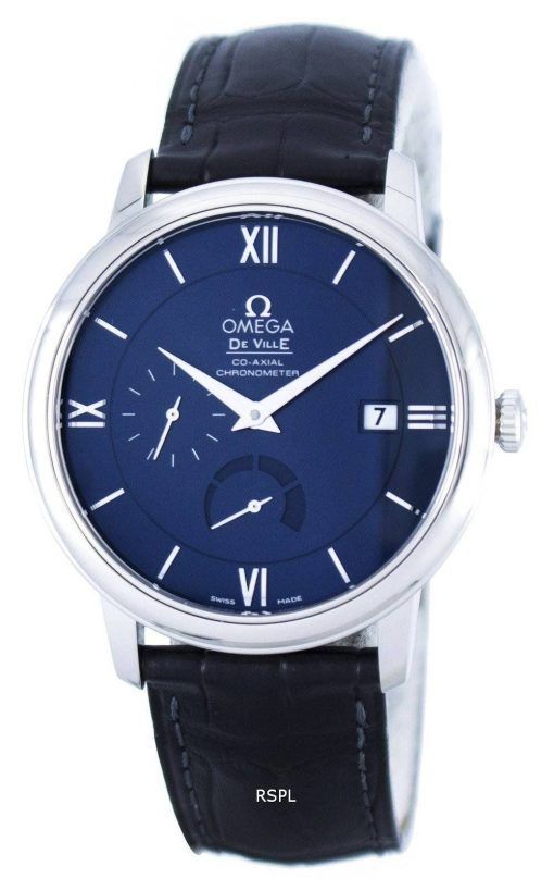 Montre Omega De Ville Prestige Co-Axial Chronometer automatique Power Reserve 424.13.40.21.03.001 masculin